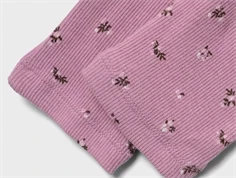 Name It mauve orchid blomstrede leggings